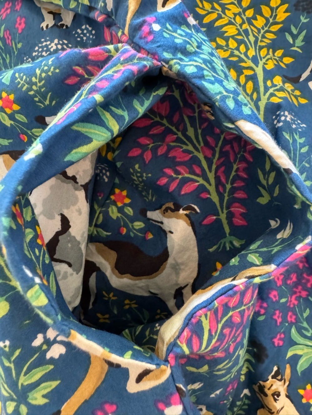 Printfresh Must Love Dogs Indigo Blue Sleep Shirt Organic Cotton - Picture 7 of 11